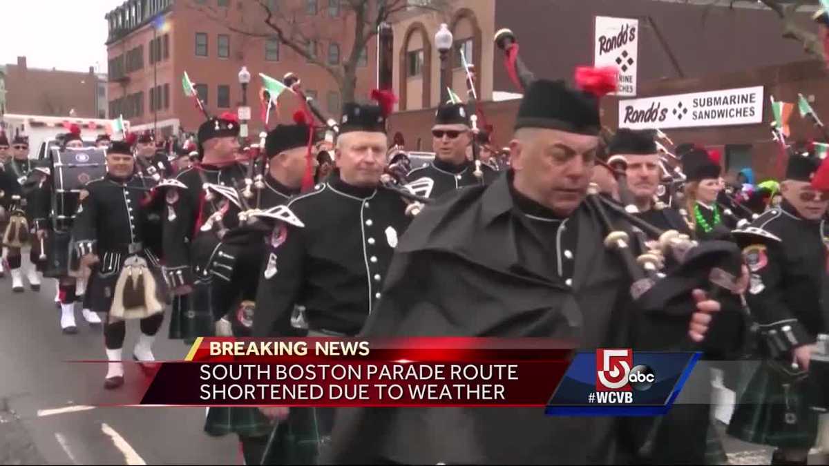 Southie St. Patrick's Parade route shortened