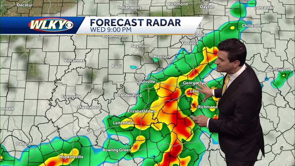 Storm chances going up the next few days