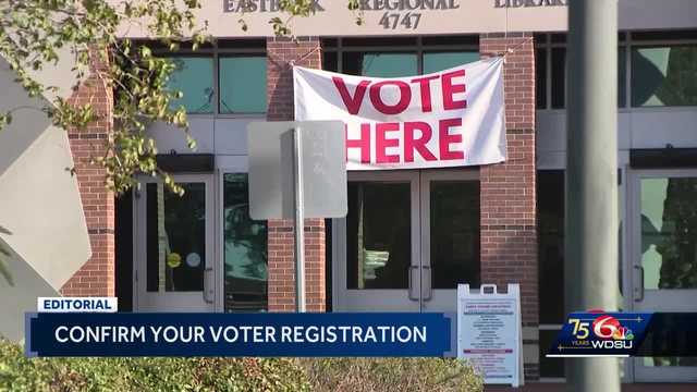 WDSU Editorial: Voting registration 