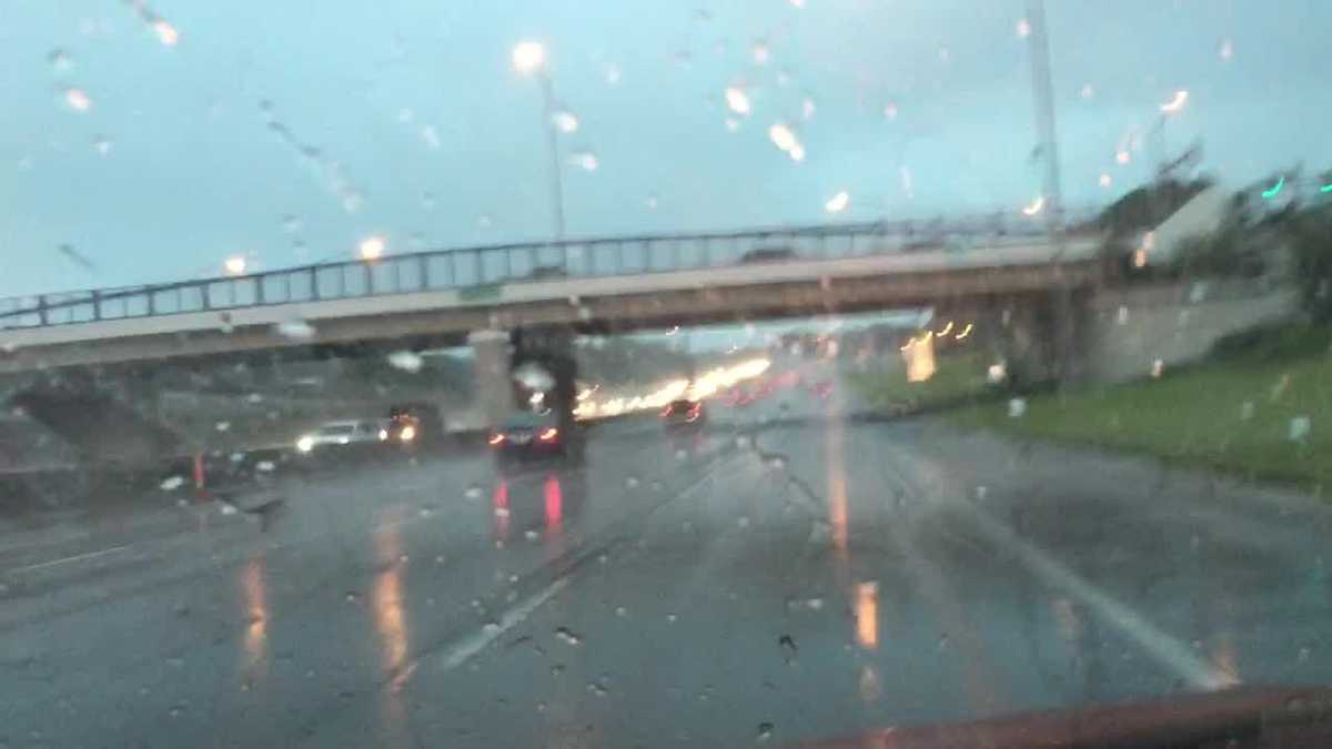 Heavy rain hits Metro Des Moines at lunchtime