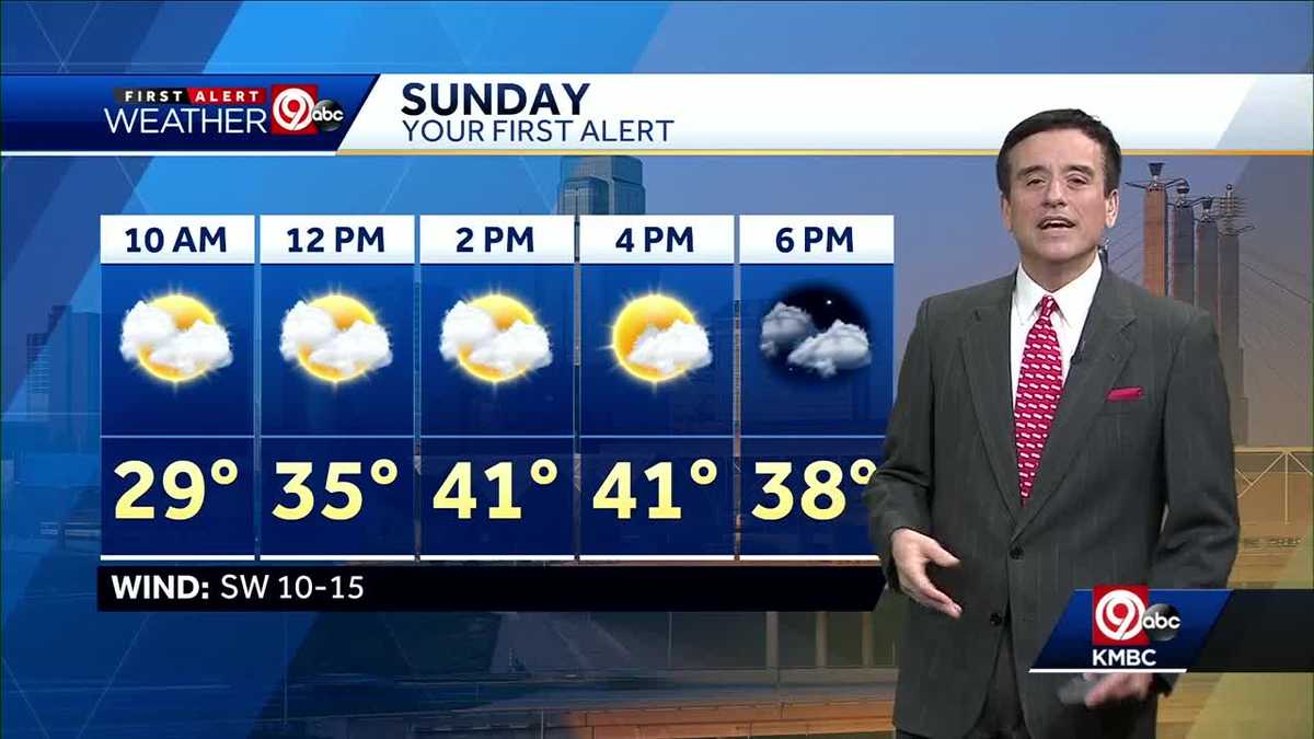 First Alert: A bit warmer Sunday, more arctic air on the way