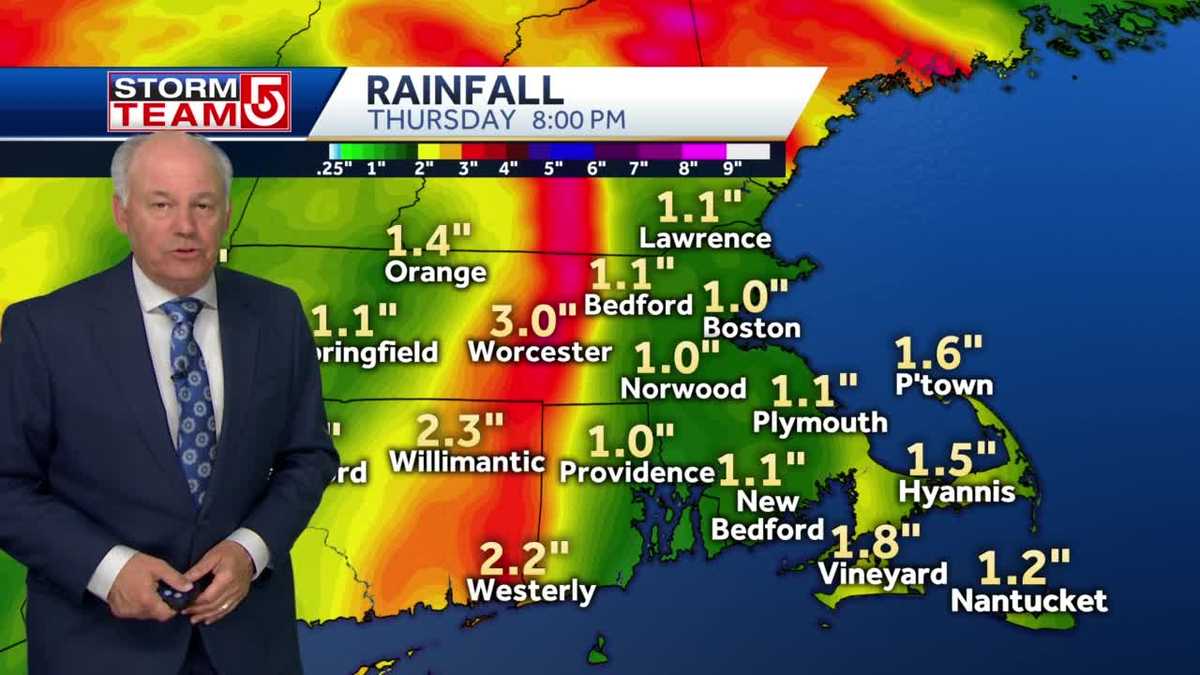 Video Storm likely to bring 13 inches of rain