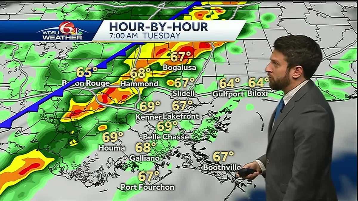 Fog tonight, rain returns Monday with storms Tuesday