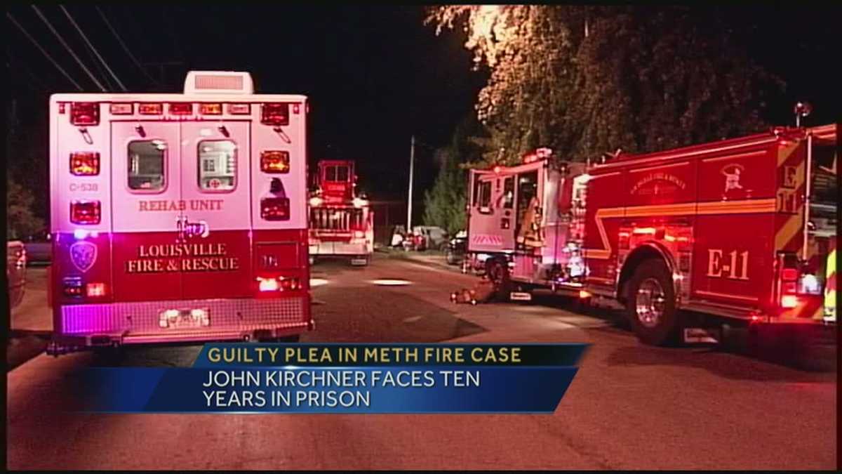 Man pleads guilty to starting fire at grandparents’ house making meth