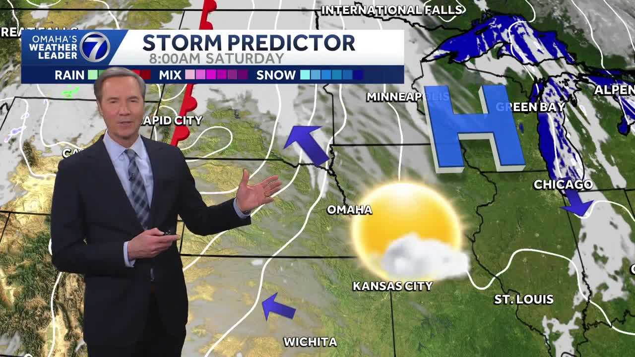 Breezy and cool in Omaha Saturday with some sunshine