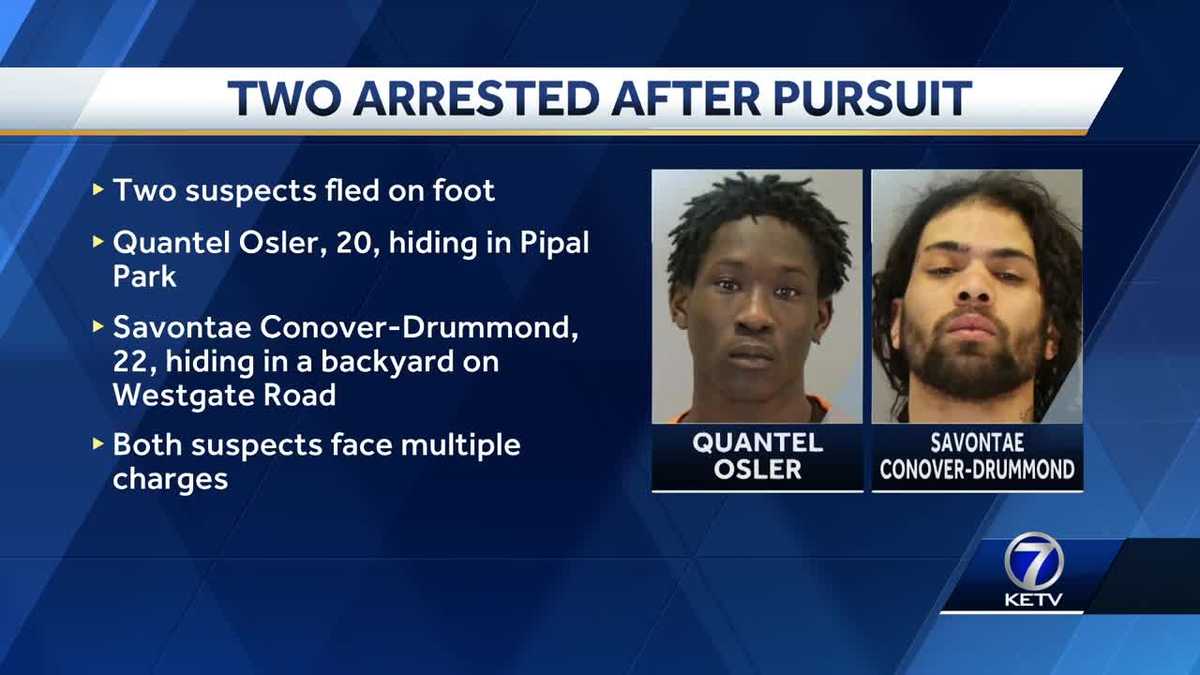 Douglas County Sheriff's Office arrests two suspects after pursuit