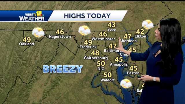 Another chilly and breezy day, more snow for the weekend - Vimarsana News