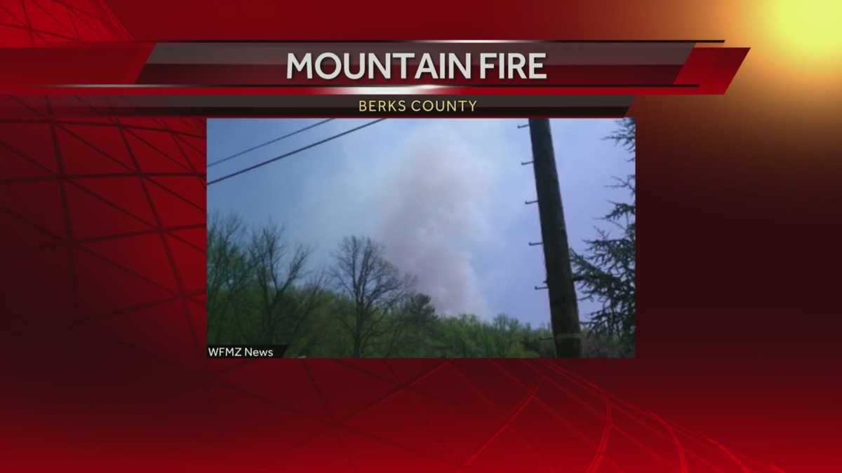 Crews fight major brush fire on Mount Penn in Berks County