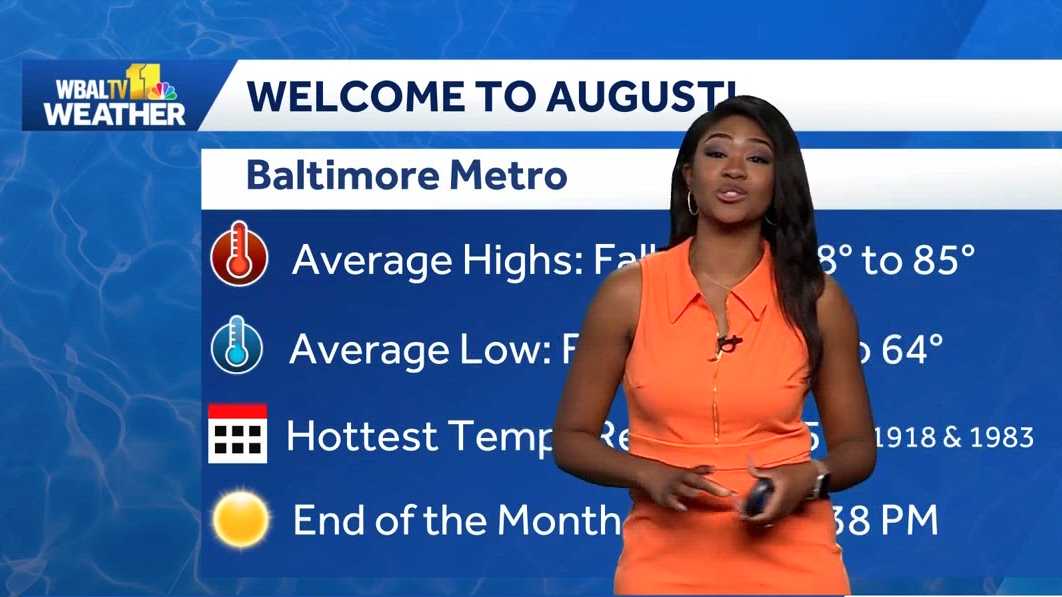 Cooler temperatures head to the Baltimore