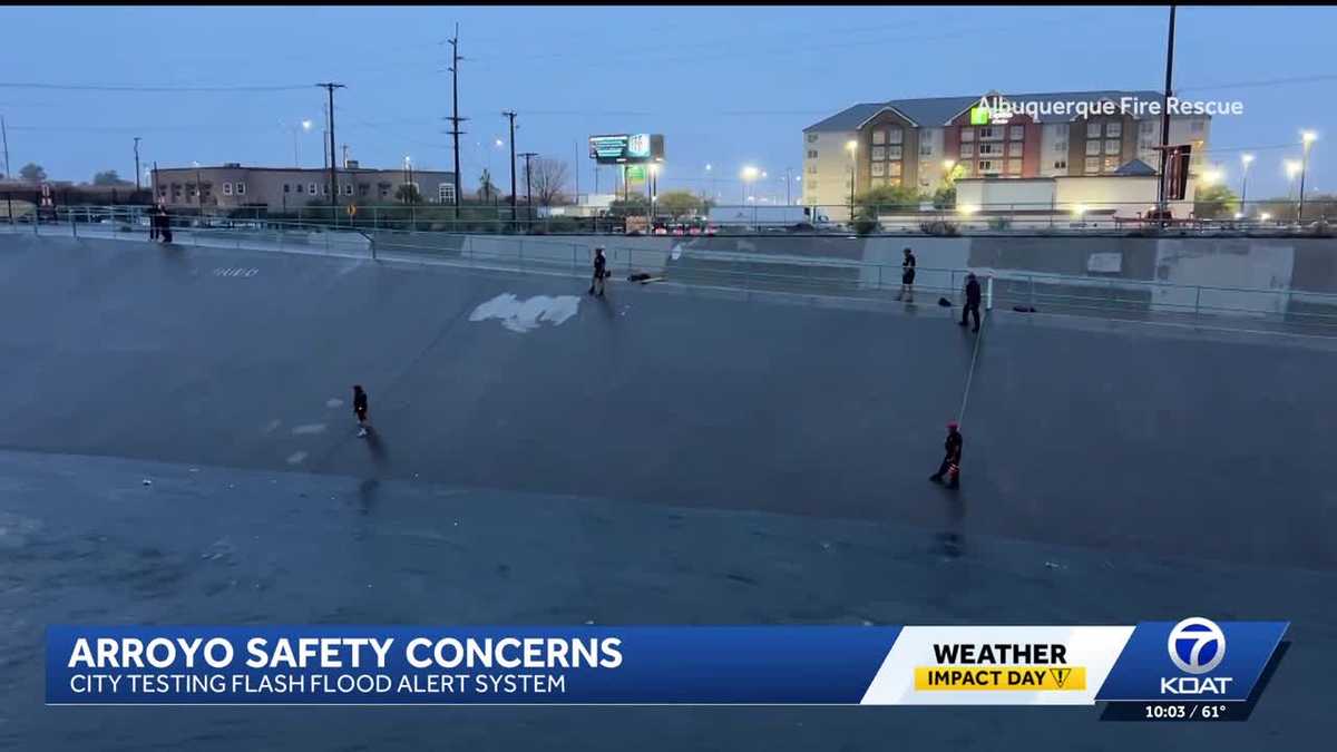 Albuquerque testing an arroyo warning system that tracks weather