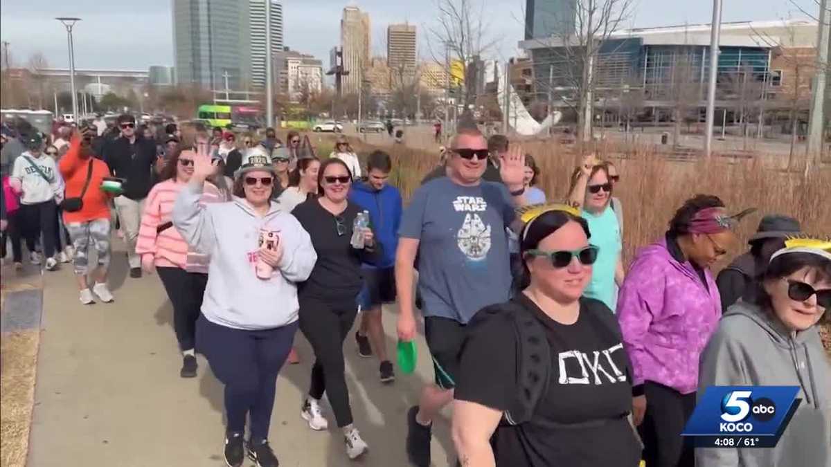 Oklahomans start 2026 with First Day Walk at Scissortail Park