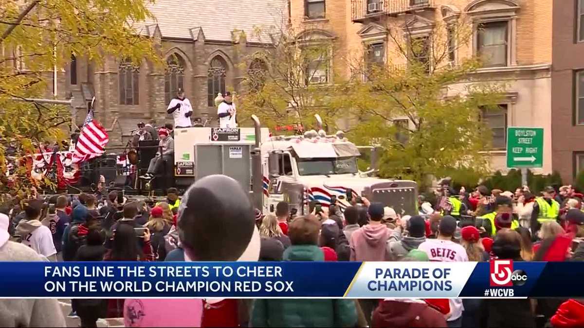 'Twas the day of the Red Sox victory parade