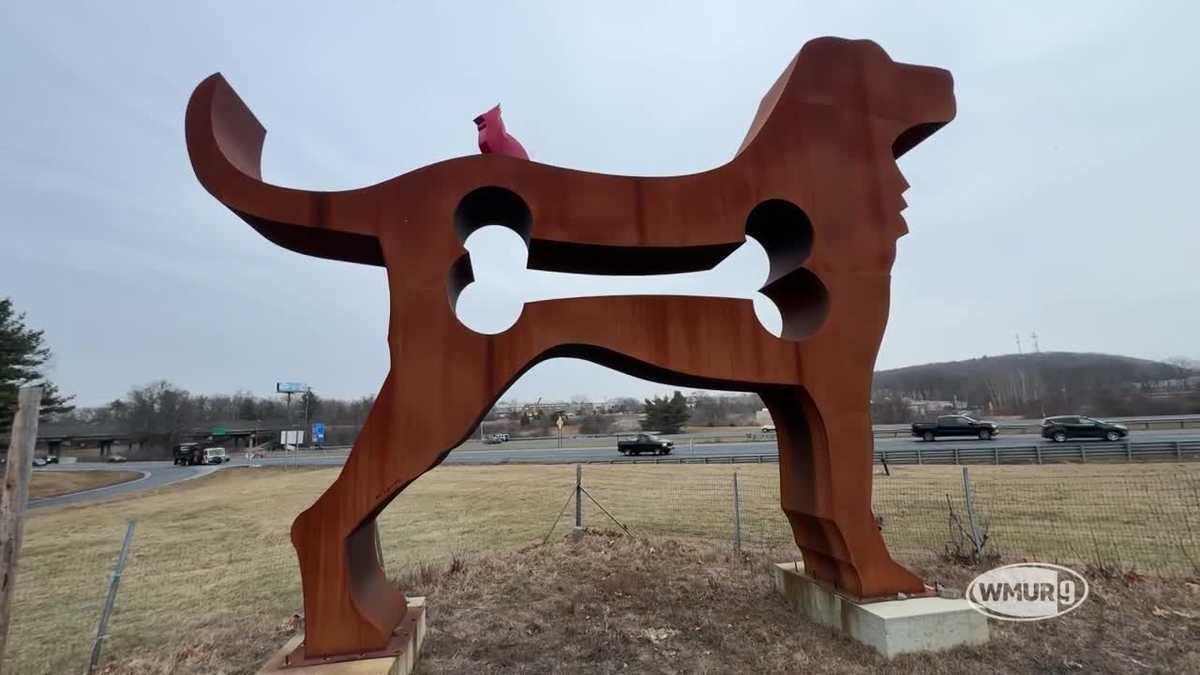 Meet the artist behind the huge dog sculptures on display across New England