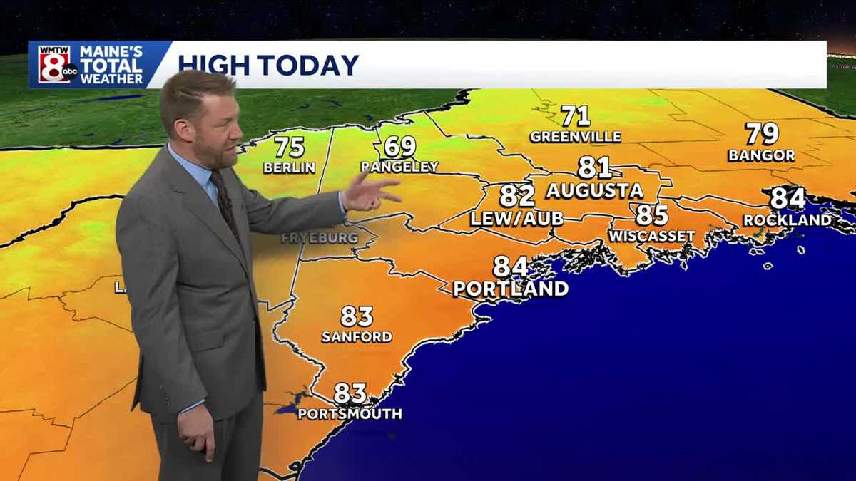 Warm and windy day ahead