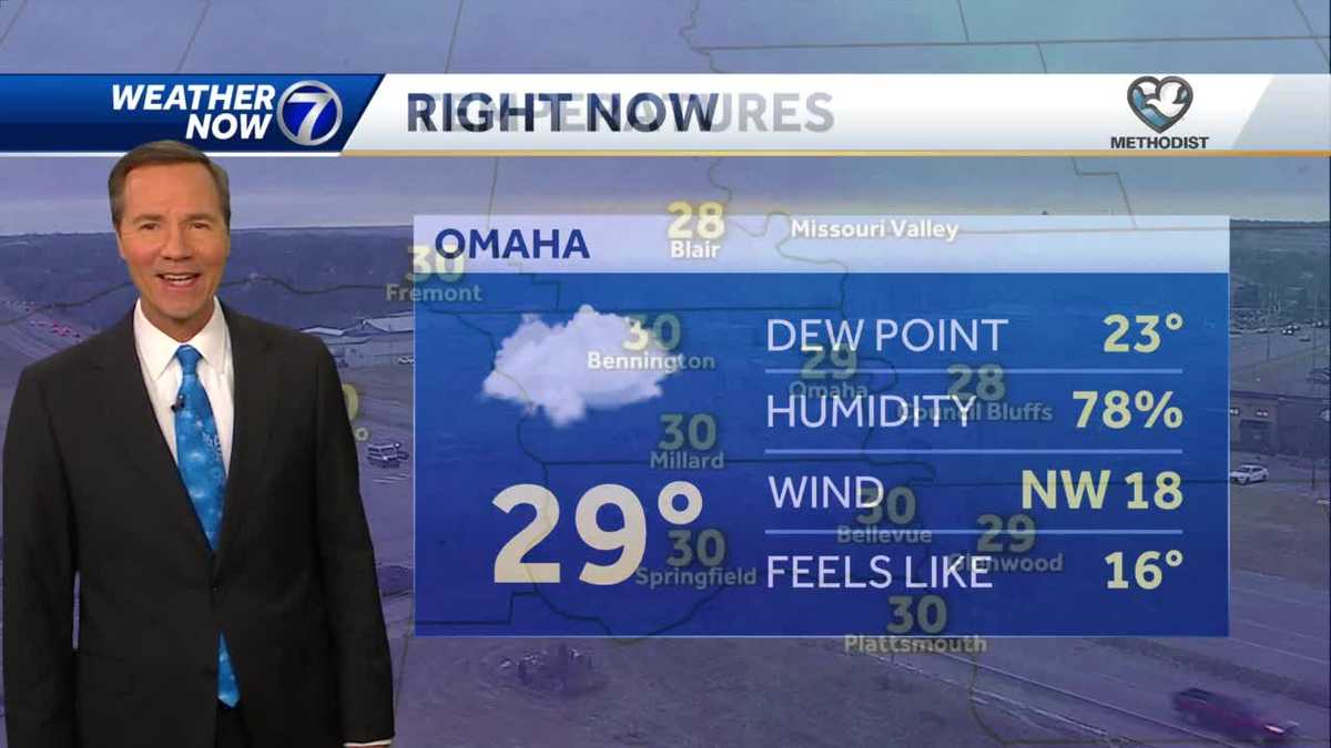 Wednesday evening January 4 Omaha weather