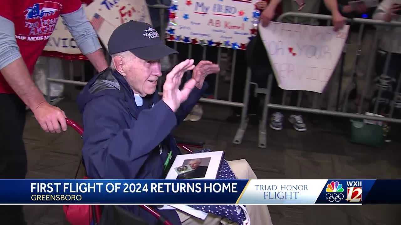 Honor Flight: Veterans aboard Triad Honor Flight of 2024 receive warm welcome home in Greensboro - Vimarsana News