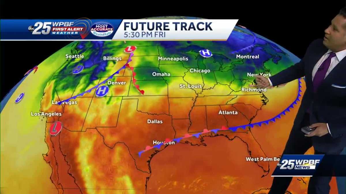 Dry and warm across South Florida