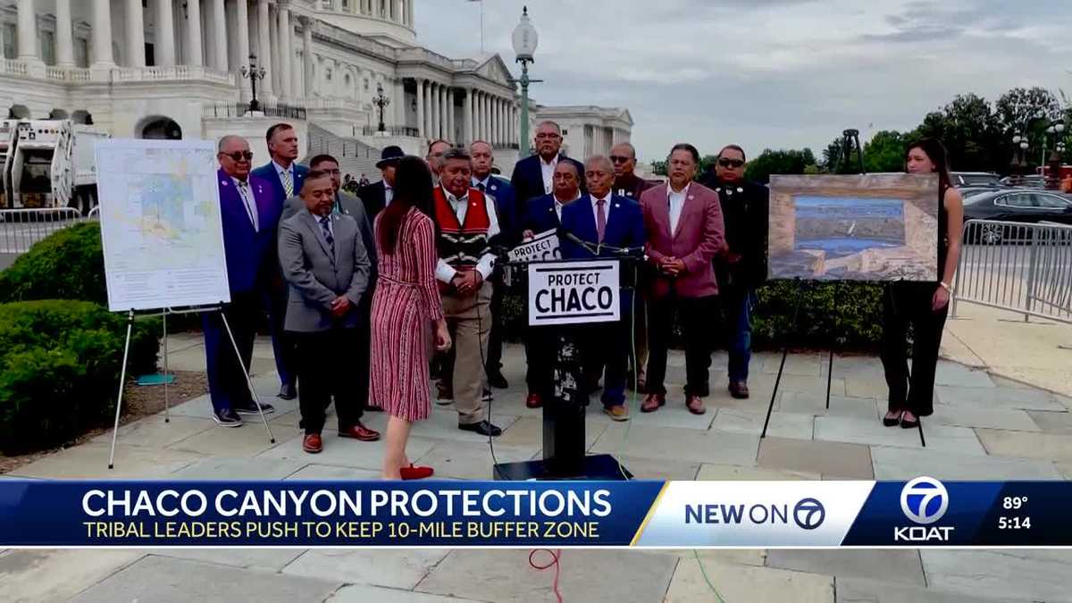 Pueblo Governors, New Mexico leaders rally in D.C. to protect Chaco Canyon