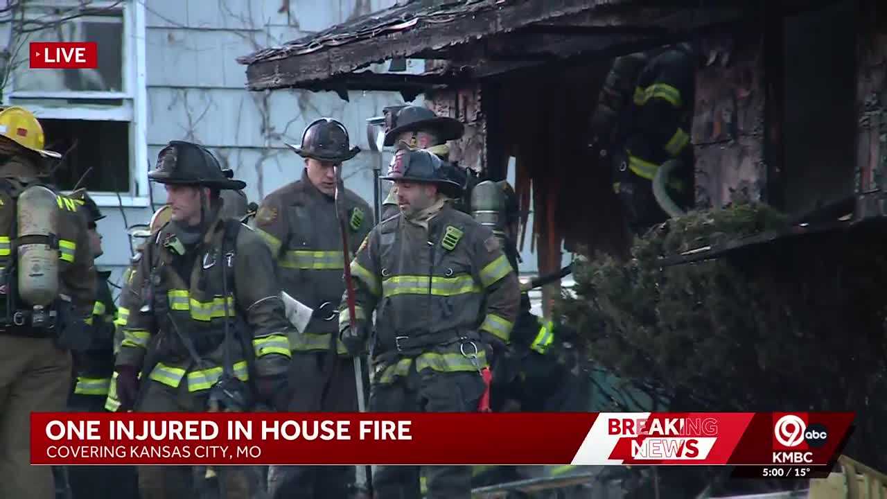 One person injured in KCMO house fire