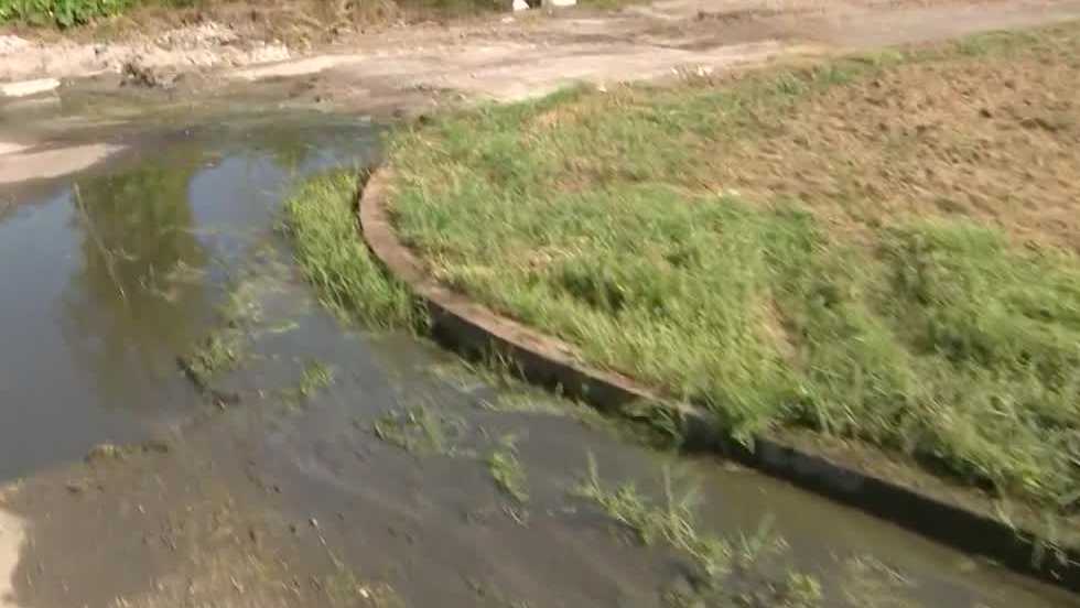 New Orleans East residents demand action on yearlong water leak at Alcee Fortier and Dwyer