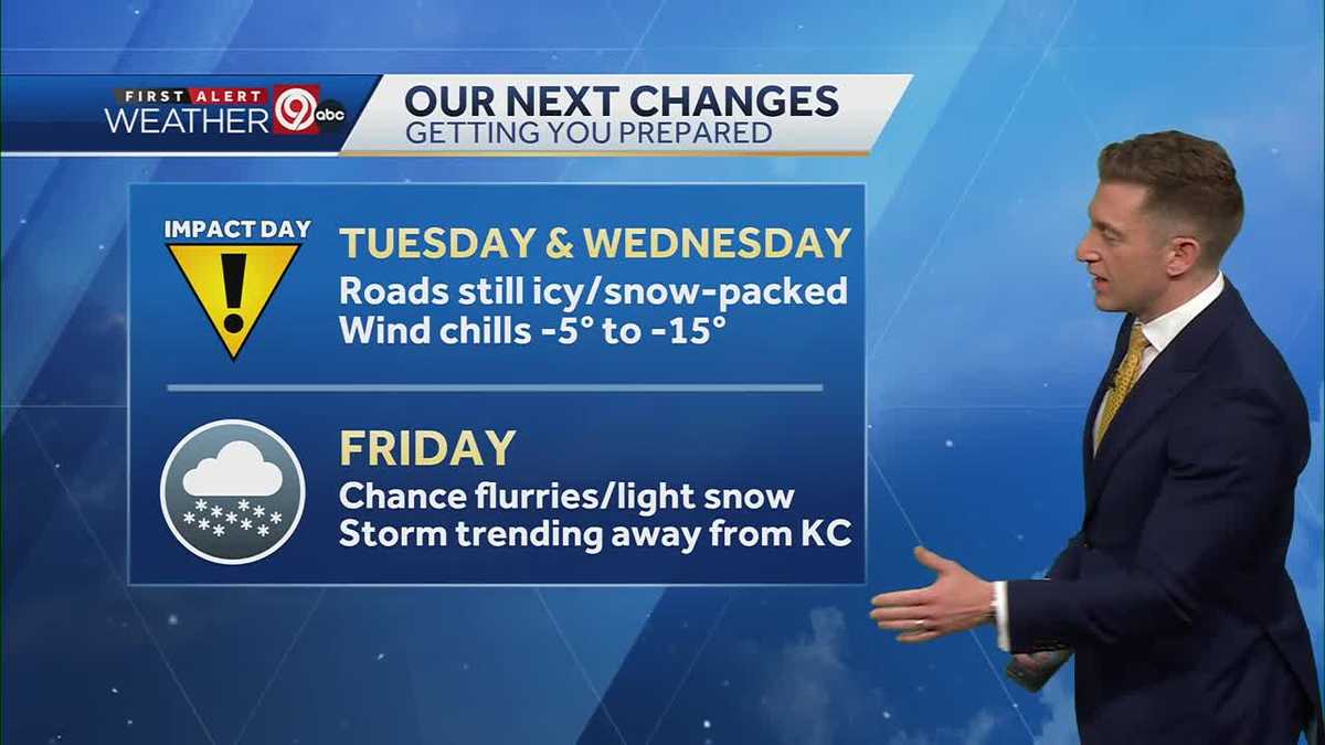 Kansas City to see bitter, dangerous cold Tuesday and Wednesday