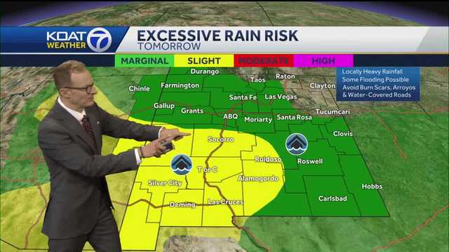 Rain expected statewide before drier trend ahead