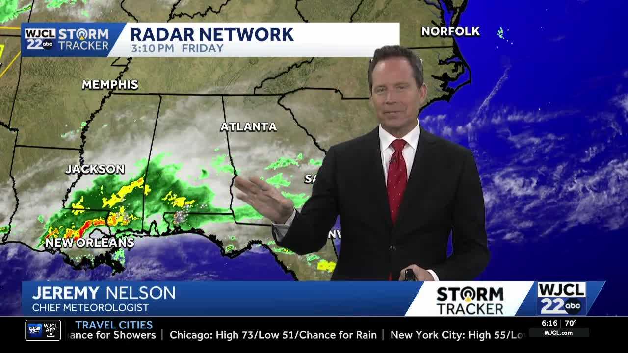 Tracking rain timing & dry hours in the weekend forecast for Southeast Georgia, Lowcountry