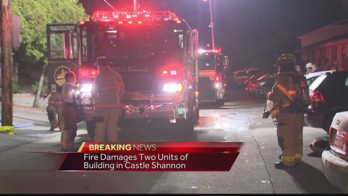 Castle Shannon fire damges two apartments