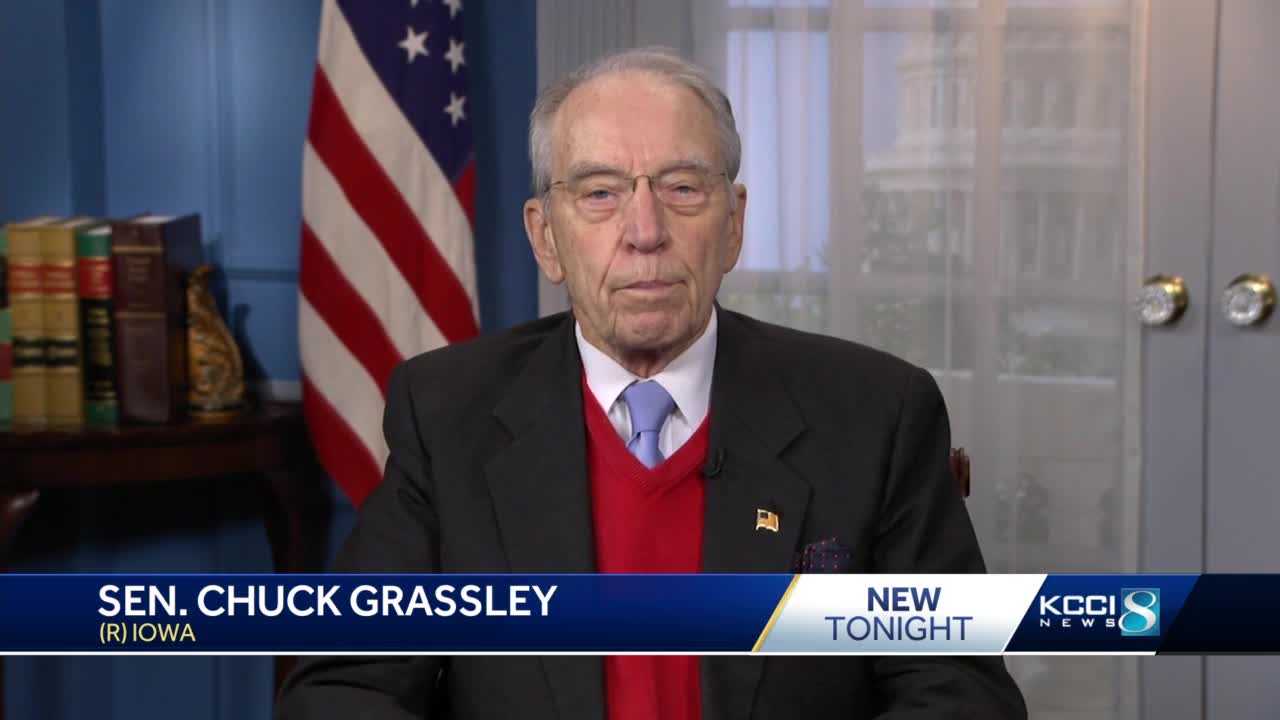 Iowa Sen. Chuck Grassley Is Back To Work After Hip Injury