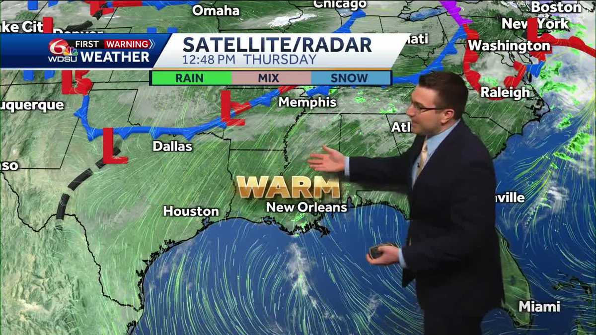 Warm with possible showers Thursday, watching morning fog