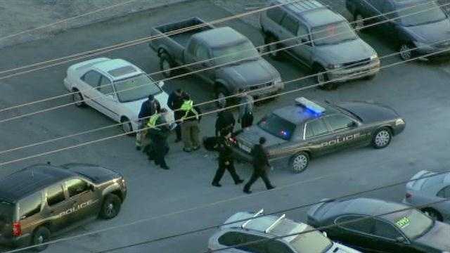 Man in custody after police pursuit