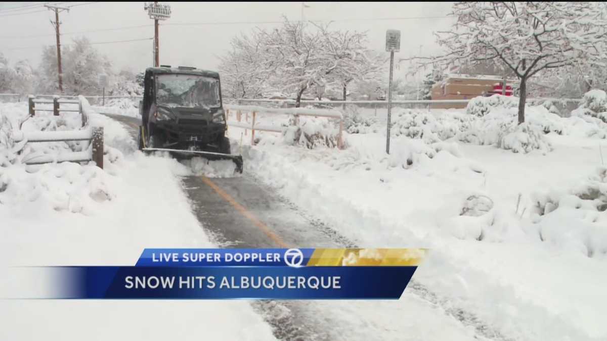 Snow Hits Albuquerque