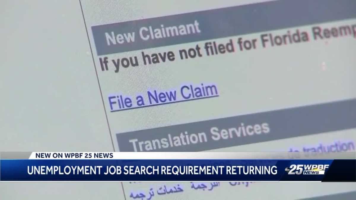 Florida ends job search requirement for unemployed until Dec- Miami Herald