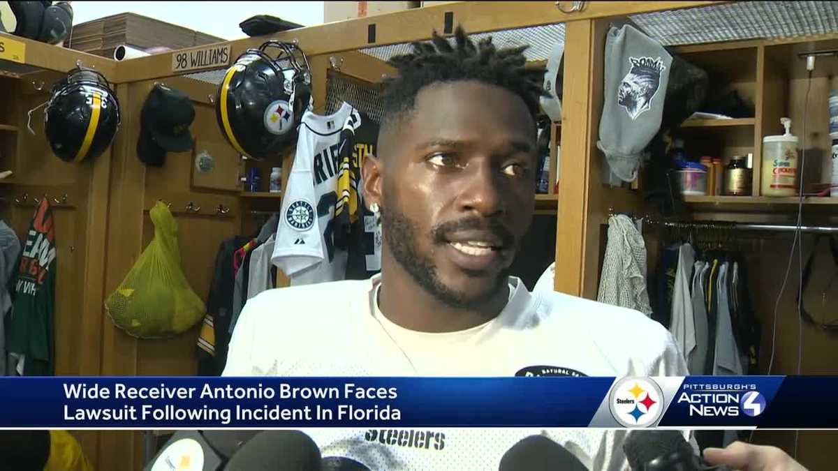 Steelers' WR Antonio Brown facing lawsuit, accused of nearly hitting