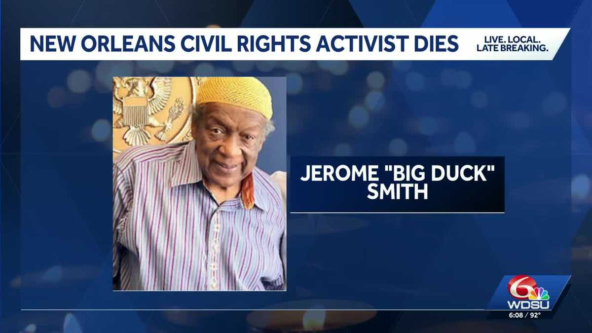 New Orleans civil rights activist, Jerome "Big Duck" Smith, dies at 87