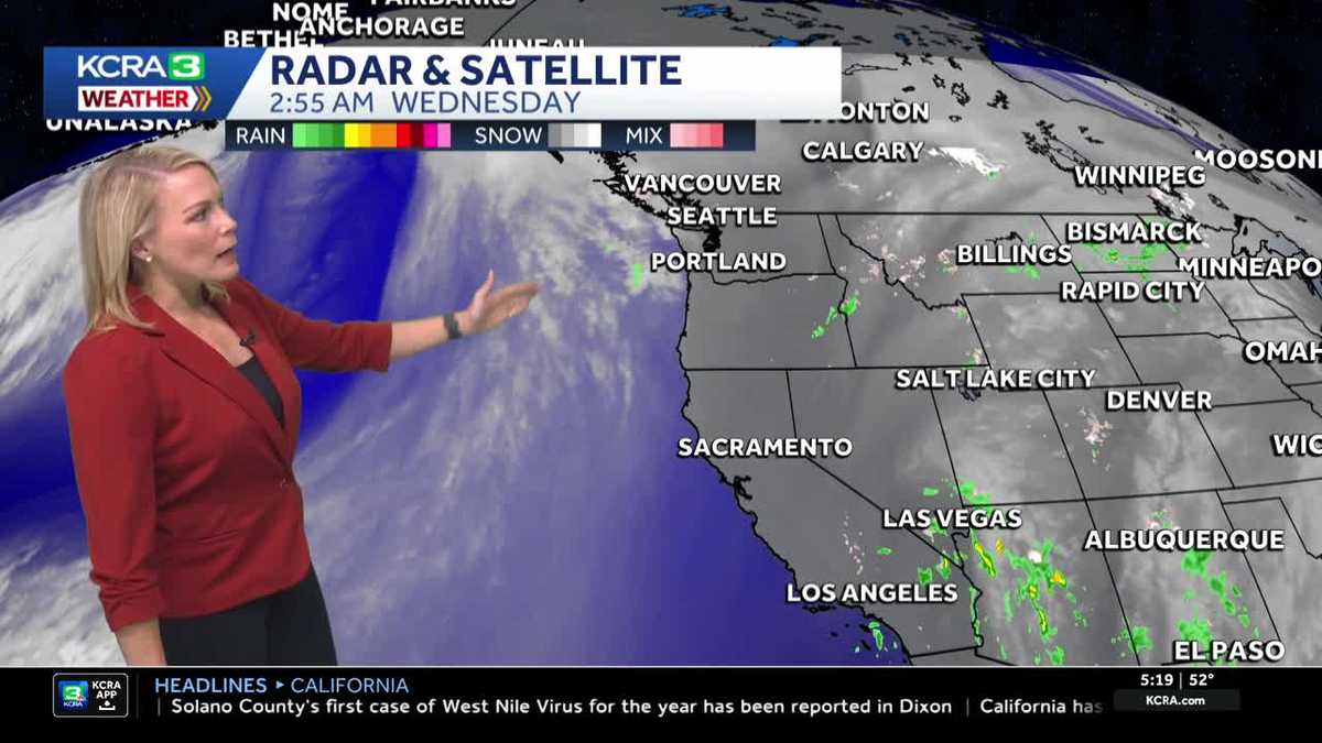 Northern California forecast: Increasing clouds this afternoon before  showers tonight