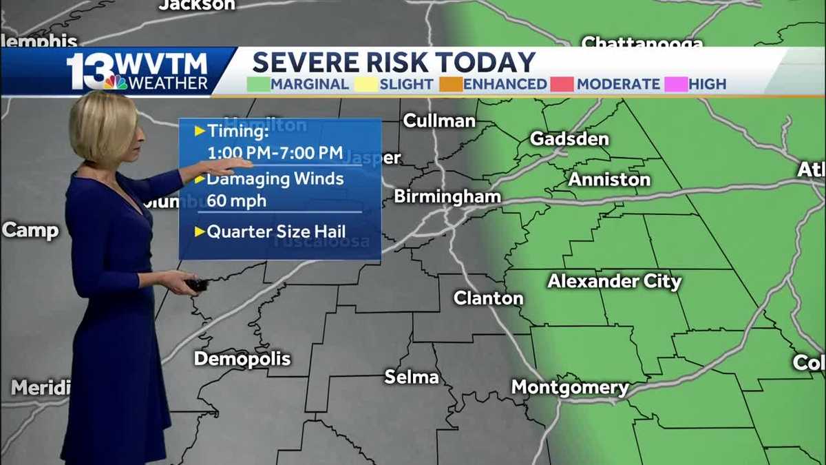A few storms return for Wednesday