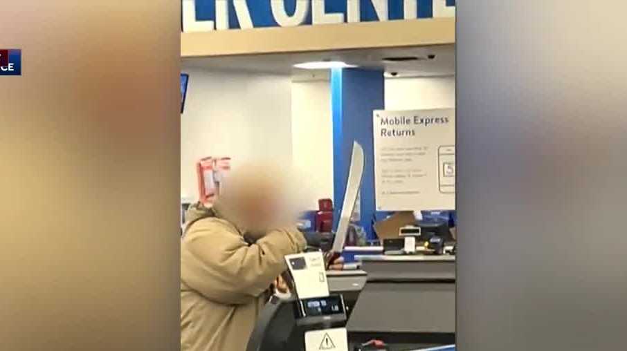Man accused of waving machete around inside of Walmart arrested by Omaha  police Friday evening
