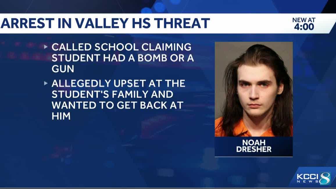 West Des Moines man charged with falsely reporting a threat to Valley High School