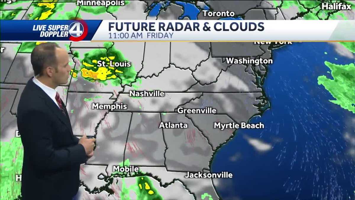 Greenville weather Mild Friday, then weekend rain