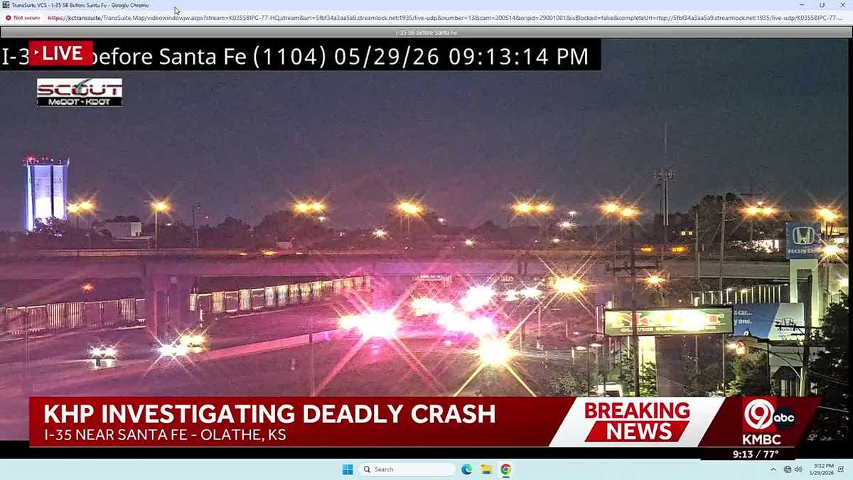 Kansas Highway Patrol investigating deadly crash on I-35