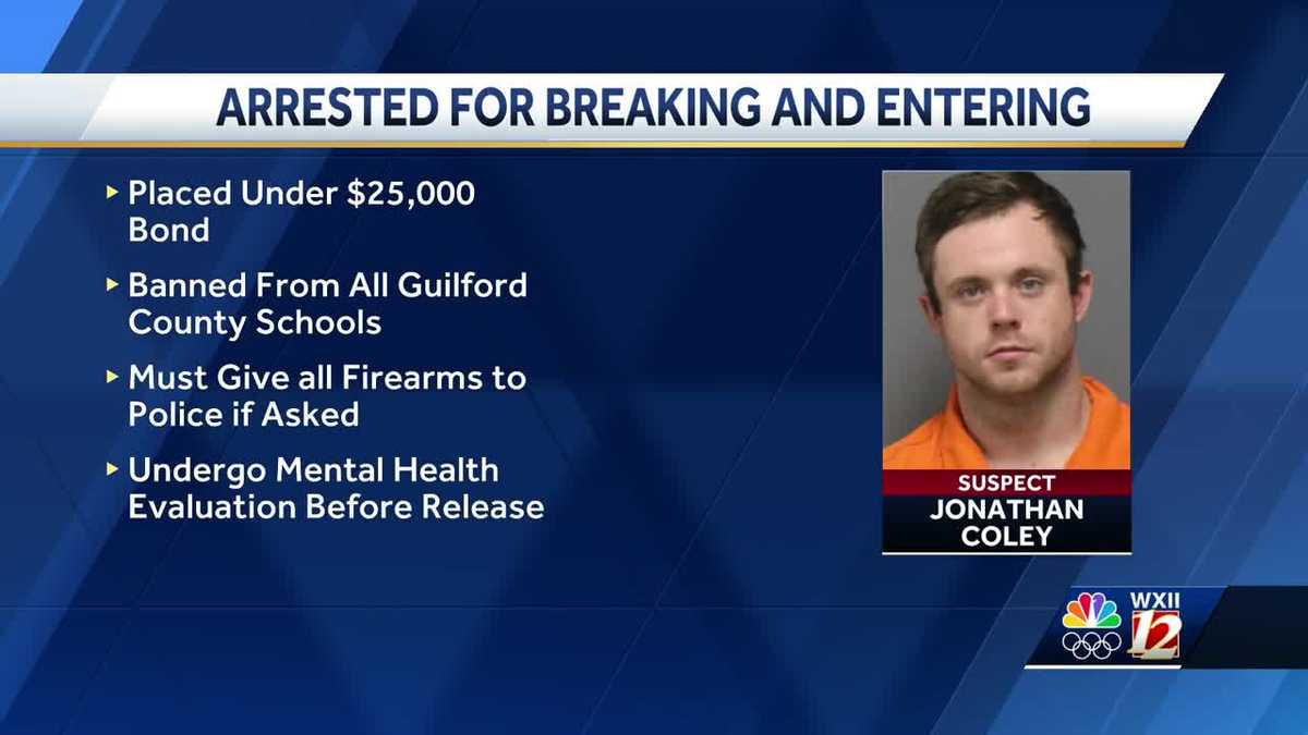 North Carolina: Greensboro man charged after breaking into elementary