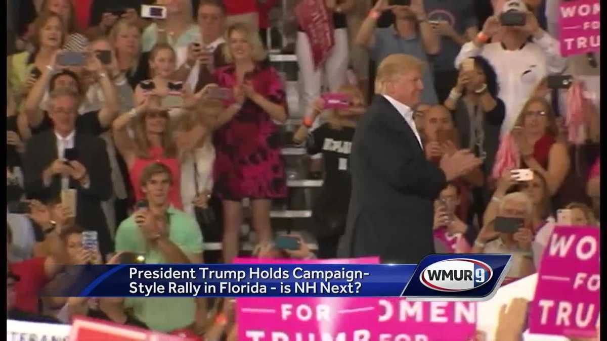 WATCH: Will Donald Trump return to rally in New Hampshire?