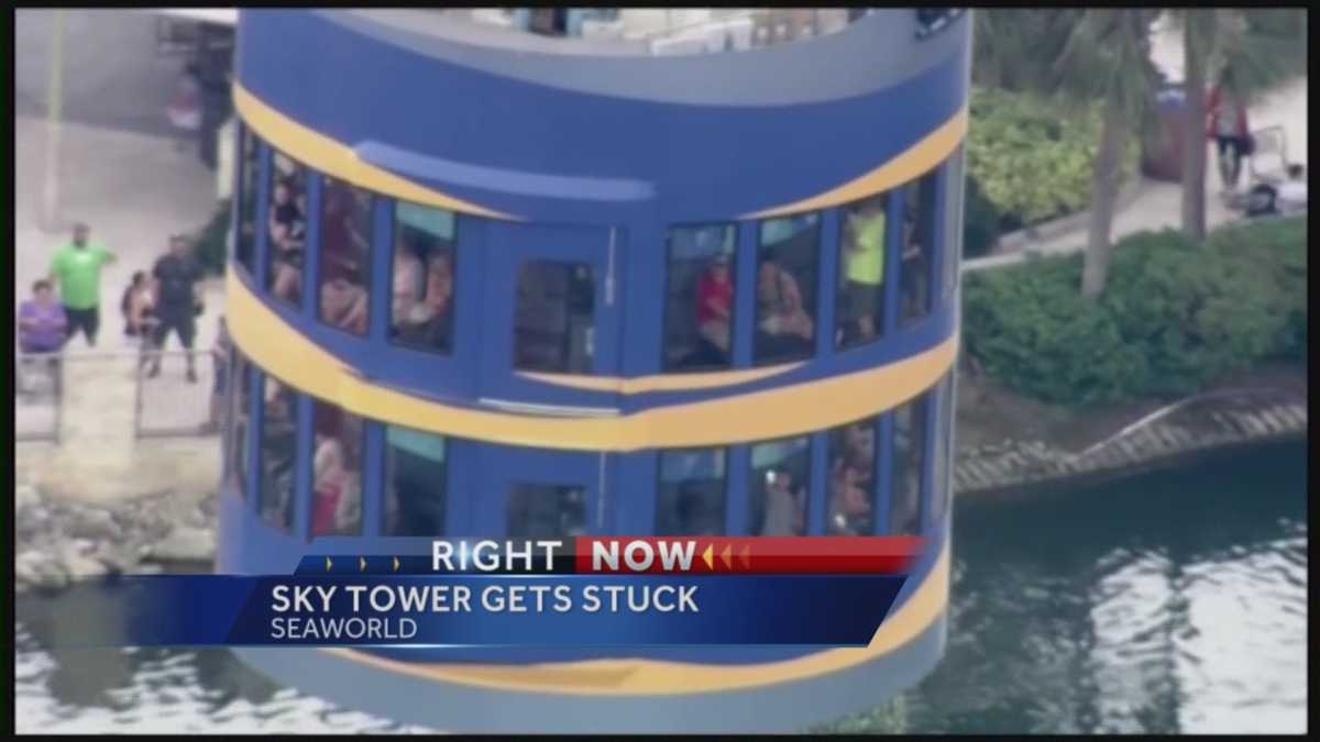 Guests back on ground after SeaWorld ride malfunctions