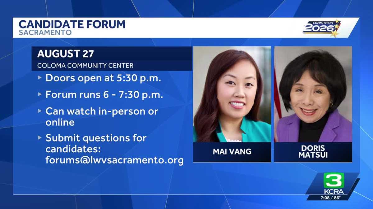 Doris Matsui and Mai Vang to join candidate forum ahead of midterm elections