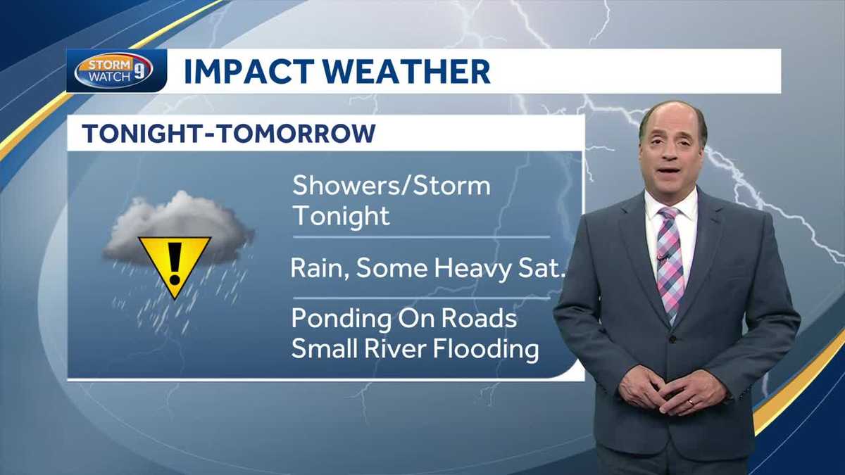 NH forecast video: Heavy rain ahead this weekend