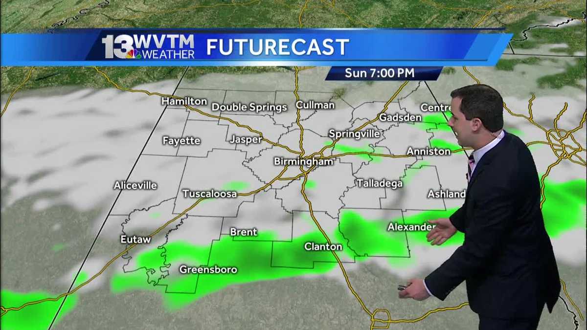 Adrian's Sunday forecast