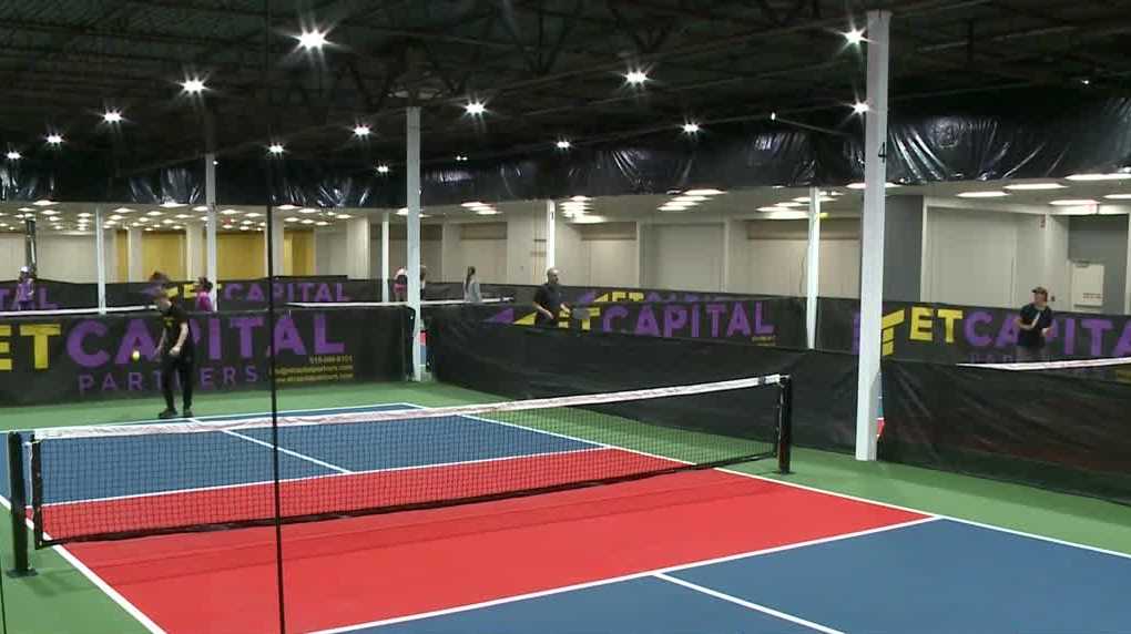 Indoor pickleball facility opens at Merle Hay Mall in Des Moines