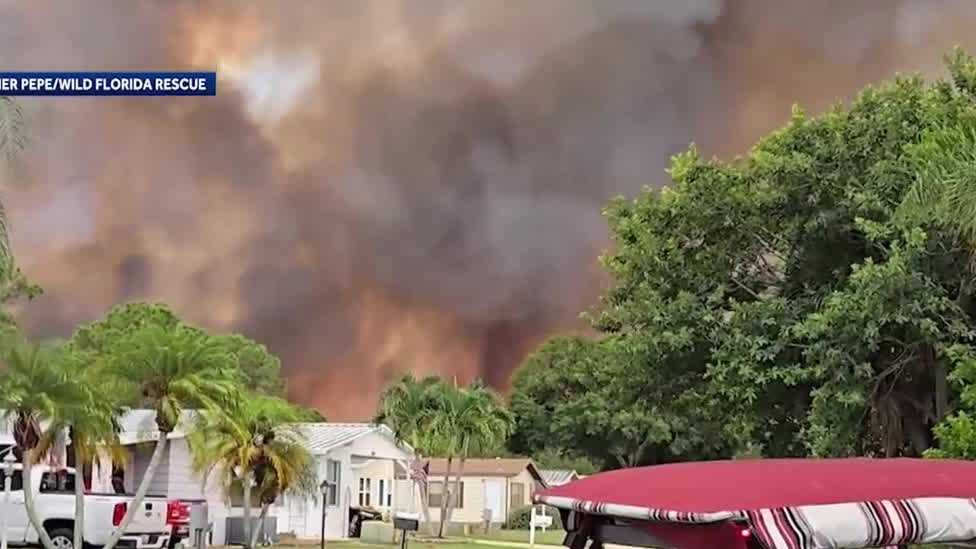 Brush fires in Brevard County prompt evacuations