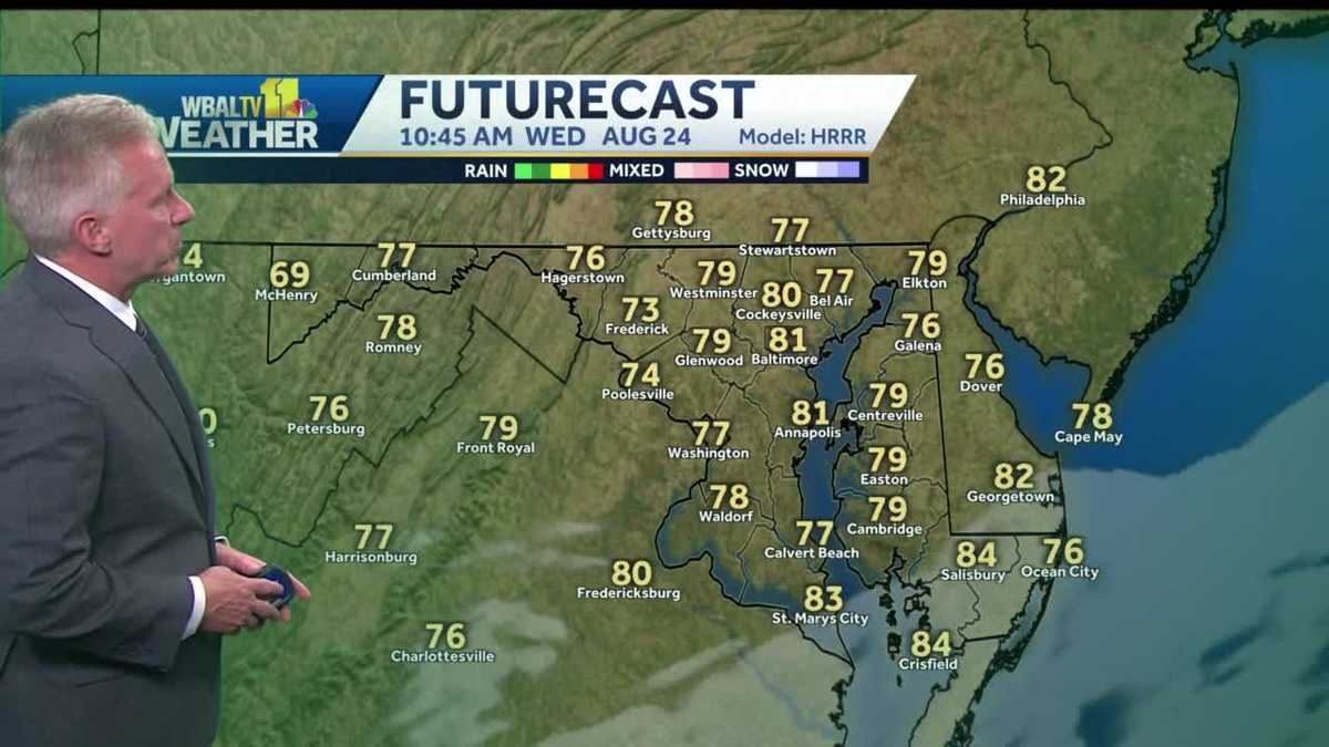 Maryland weather: Sunny skies, warmer Wednesday